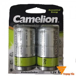 Pin sạc đại Camelion, pin sạc D (vỉ 2 viên)
