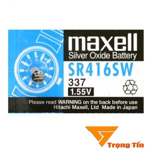 Pin SR416SW 337 Maxell pin đồng hồ