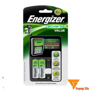 Bộ sạc pin Energizer 4 khe tặng kèm 2 pin