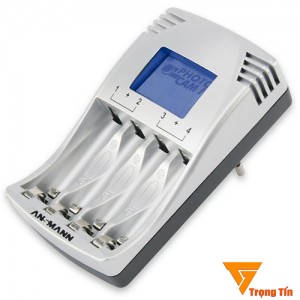 Bộ sạc pin Ansmann Photocam IV, có đèn báo, tự ngắt
