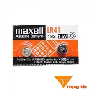 Pin AG3 LR41 maxell alkaline 1.5v