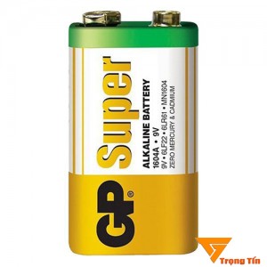Pin Gp Super pin 9v, pin vuông GP Super alkaline vỉ 1 viên