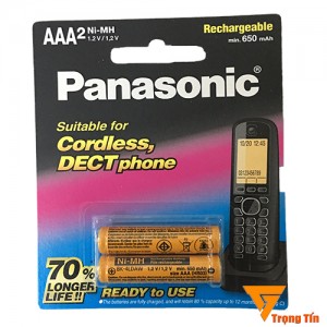 Pin điện thoại bàn Panasonic AAA (vỉ 2 viên)