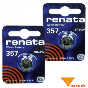 Pin SR44W/ 357 Renata 1.55v (vỉ 1 viên)